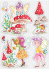 2 Pack Craft Consortium Clear Stamps-Fairy Wishes; Flowers CSTMP088