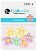 6 Pack Buttons Galore Flatbackz Embellishments-Soft Petal FBZ-118 - 840934007009