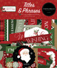 3 Pack Carta Bella Cardstock Ephemera-Titles, A Wonderful Christmas WC328032 - 691835214818