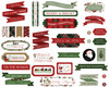 3 Pack Carta Bella Cardstock Ephemera-Titles, A Wonderful Christmas WC328032