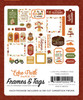 3 Pack Echo Park Cardstock Ephemera-Frames & Tags, I Love Fall FA225025