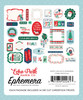 3 Pack Echo Park Cardstock Ephemera-Icons, Happy Holidays PH327024