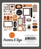 3 Pack Carta Bella Cardstock Ephemera-Frames & Tags, Halloween HW324025