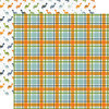 25 Pack Dino-Mite Double-Sided Cardstock 12"X12"-Dino-Mite Plaid DM321-7 - 691835197418