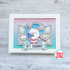 2 Pack Avery Elle Clear Stamp Set-Peek-A-Boo Window AE2317
