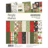 2 Pack Simple Stories Double-Sided Paper Pad 6"X8" 24/Pkg-The Holiday Life THL20515 - 810112383713