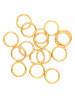 3 Pack Cousin Gold Elegance Jump Rings 6mm 16/Pkg-14k Gold Plated 2949748