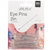 3 Pack John Bead Eye Pins 2in 20ga (0.032) 60/Pkg-Silver 1401017 - 665772203136