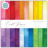 2 Pack Craft Consortium Double-Sided Paper Pad 6"X6" 40/Pkg-Over The Rainbow, 20 Designs CPAD026B - 5060921931390