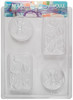 6 Pack Life Of The Party Soap Mold 7.75"X10.25"-Honeybee & Honeycomb 151-150 - 649979101501