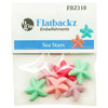 6 Pack Buttons Galore Flatbackz Embellishments-Sea Stars FBZ-110 - 840934006927