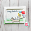 2 Pack Avery Elle Clear Stamp Set-Balloon Greetings AE2323