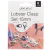 3 Pack John Bead Lobster Clasp Set 15mm 6/Pkg-Silver 1401006 - 665772203020