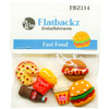 6 Pack - Buttons Galore Flatbackz Embellishments-Fast Food - FBZ-114 - 840934006965
