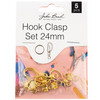 3 Pack John Bead Hook Clasp Set 24mm 5/Pkg-Gold 1401153 - 665772231702