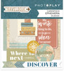 3 Pack PhotoPlay Travelogue Ephemera Cardstock Die-CutsPTRG3773 - 709388337738