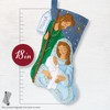 Bucilla Felt Stocking Applique Kit 18" Long-Peaceful Nativity 89601E