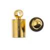3 Pack John Bead Cord End Cap 4.5x9mm 12/Pkg-Gold 1401181