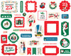 3 Pack - Carta Bella Cardstock Ephemera-Icons, Season's Greetings - SG329024