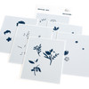 Pinkfresh Studio Stencils 4.25"x5.5" 6/Pkg-Lovely Blooms PF207923 - 736952880727