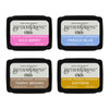 Spellbinders BetterPress Letterpress Mini Ink Pad Set 4/Pkg-Nature Tones BPI002