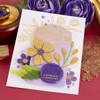 Spellbinders Glimmer Hot Foil Plate & Die Set-Bouquet GLP408