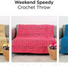 Red Heart Weekend Speedy Crochet Kit-Hot Pink SSKITB