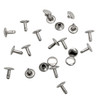 Realeather(R) Crafts Medium Rivets 100/Pkg-Nickel BR20100