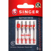 SINGER Universal Ball Point Machine Needles 5/Pkg-Size 16/100 04745 - 075691047450