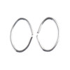 John Bead Jump Ring Oval 8x6mm 88/Pkg-Silver 1401024