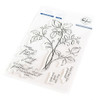 Pinkfresh Studio Clear Stamp Set 4"X6"-Delicate Rosebuds PF207323 - 736952880666