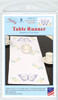 Jack Dempsey Stamped Table Runner/Scarf 15"X42"-Cross-Stitch Butterfly 560 347 - 013155343472