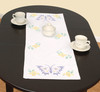 Jack Dempsey Stamped Table Runner/Scarf 15"X42"-Cross-Stitch Butterfly 560 347