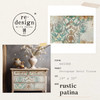 Prima Re-Design Decoupage Decor Tissue Paper 19"X30"-Rustic Patina REDTP-65388
