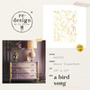 Prima Marketing Re-Design Gold Foil Kacha Decor Transfers-A Bird Song RE665593