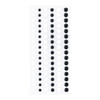 Spellbinders Dimensional Enamel Dots-Black & White - SCS285