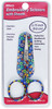 Allary Embroidery Scissors W/Leather Sheath 3.75"-Assorted Buttons, Dots And Chevron 12023A