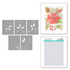 Spellbinders Stencil-Layered Full Bloom Poinsettia STN070