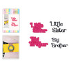 Dress My Craft Basic Designer Die-Brother Sister DMCD6831