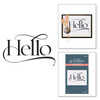 Spellbinders BetterPress Letterpress System Press Plates-Hello 1/Pkg - BP039