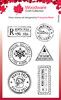 Woodware Clear Stamp 3"X4"-Christmas Postmarks FRM069 - 5055305984277