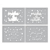 Spellbinders Stencil-Layered Make A Wish Confetti STN053