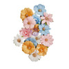 Prima Marketing Mulberry Paper Flowers-Spring Notes/Spring Abstract P663650