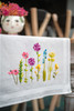 Vervaco Stamped Table Runner Cross Stitch Kit 16"X40"-Spring Flowers V0200850