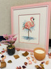 RIOLIS Counted Cross Stitch Kit 7"X9.5"-Blooming Flamingo (14 Count) R2117