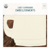 P13 Light Chipboard Album Base 6"X6"-Mix And Match, Coffee Break - P13COF57 - 5905523081794