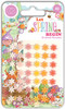 Craft Consortium Adhesive Enamel Flowers 42/Pkg-Let Spring Begin CADOT027 - 5060921931291