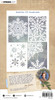 Studio Light Jenine's Mindful Art 5.11"X7" Stencil-Nr. 240, Snowflake ATC Backgrounds CMASK240