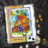 Woodware Clear Stamps 4"X6"-Pumpkin House FRS1011