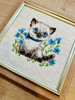 RIOLIS Counted Cross Stitch Kit 6"X6"-Siamese Kitten (14 Count) R2118